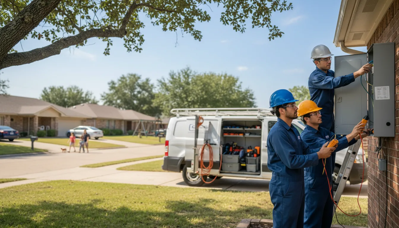 Certified electrician providing emergency electrical services in Marengo, WI
